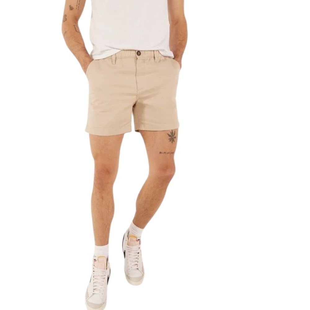 Chubbies Men's Original 5.5" Stretch Shorts Khaki Beige Size XL